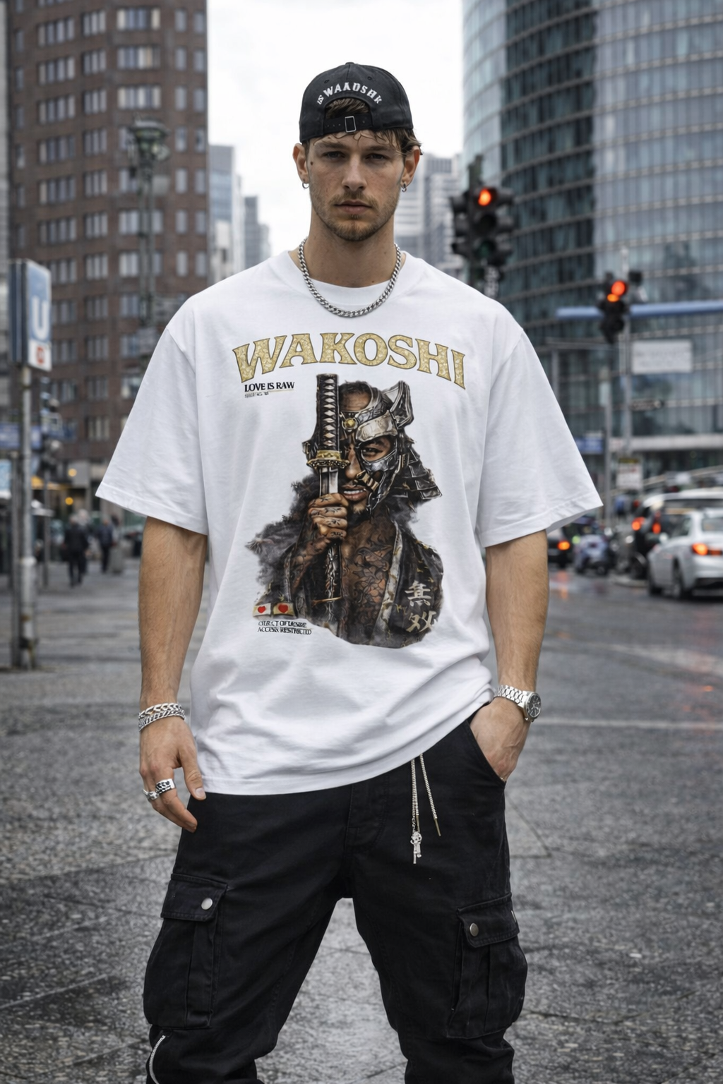 WAKOSHI “MUSŌ RŌNIN” Oversized Tee